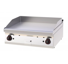 2 zónás RedFox asztali gázüzemű rostlap sima, öntöttvas sütőfelülettel